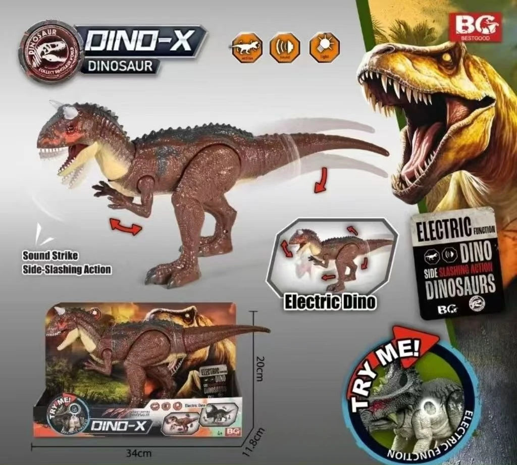 Jurassic Dinosaur Sound Effects - Tyrannosaurus Rex and Velociraptor Simulation Models for Boys' Birthday Gifts and Collections