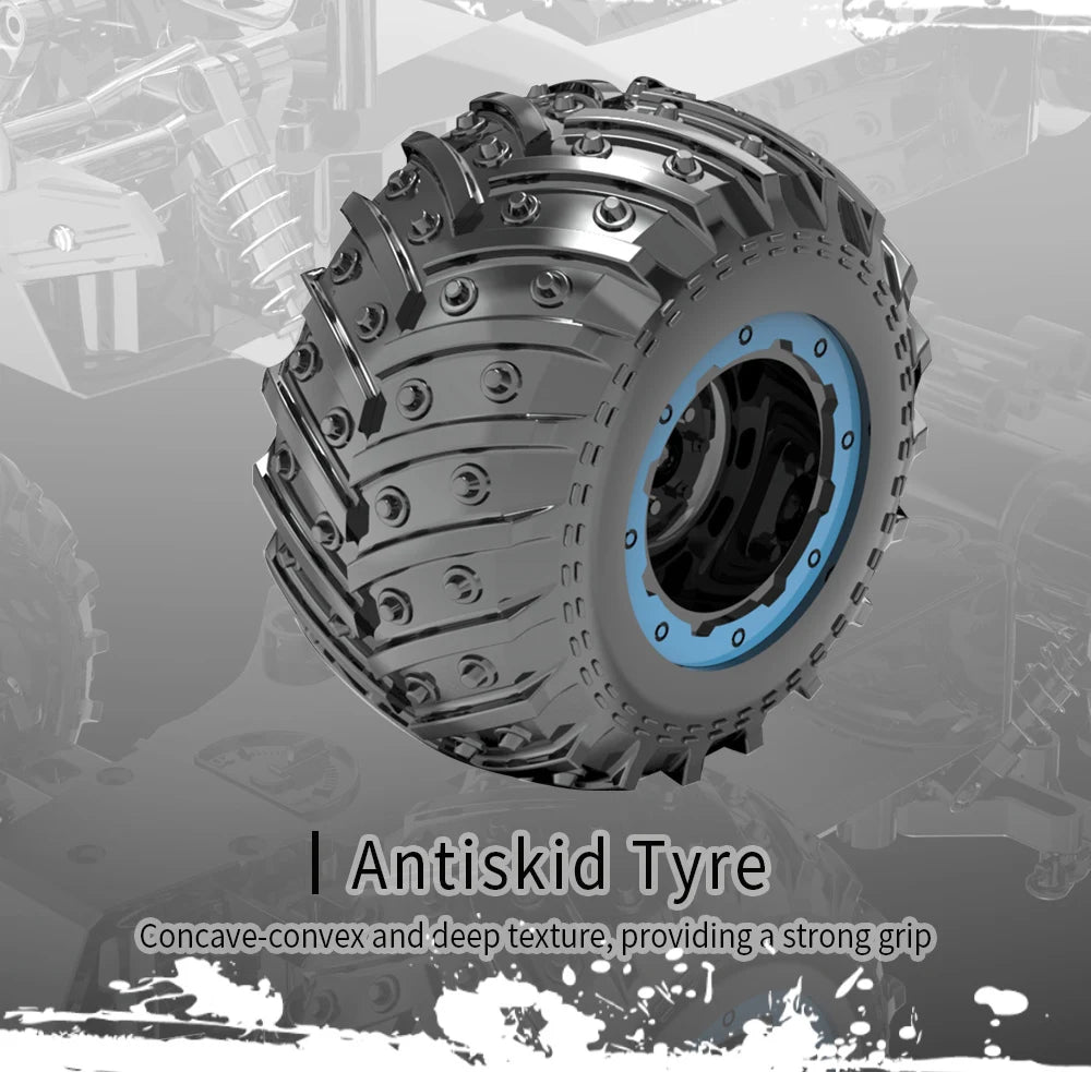 JJRC Q105 Q175 1:18 20 Km/h 2.4GHz Double Motors Drive With LED Light Off Road Remote Control Cars Drift Monster Truck Toys