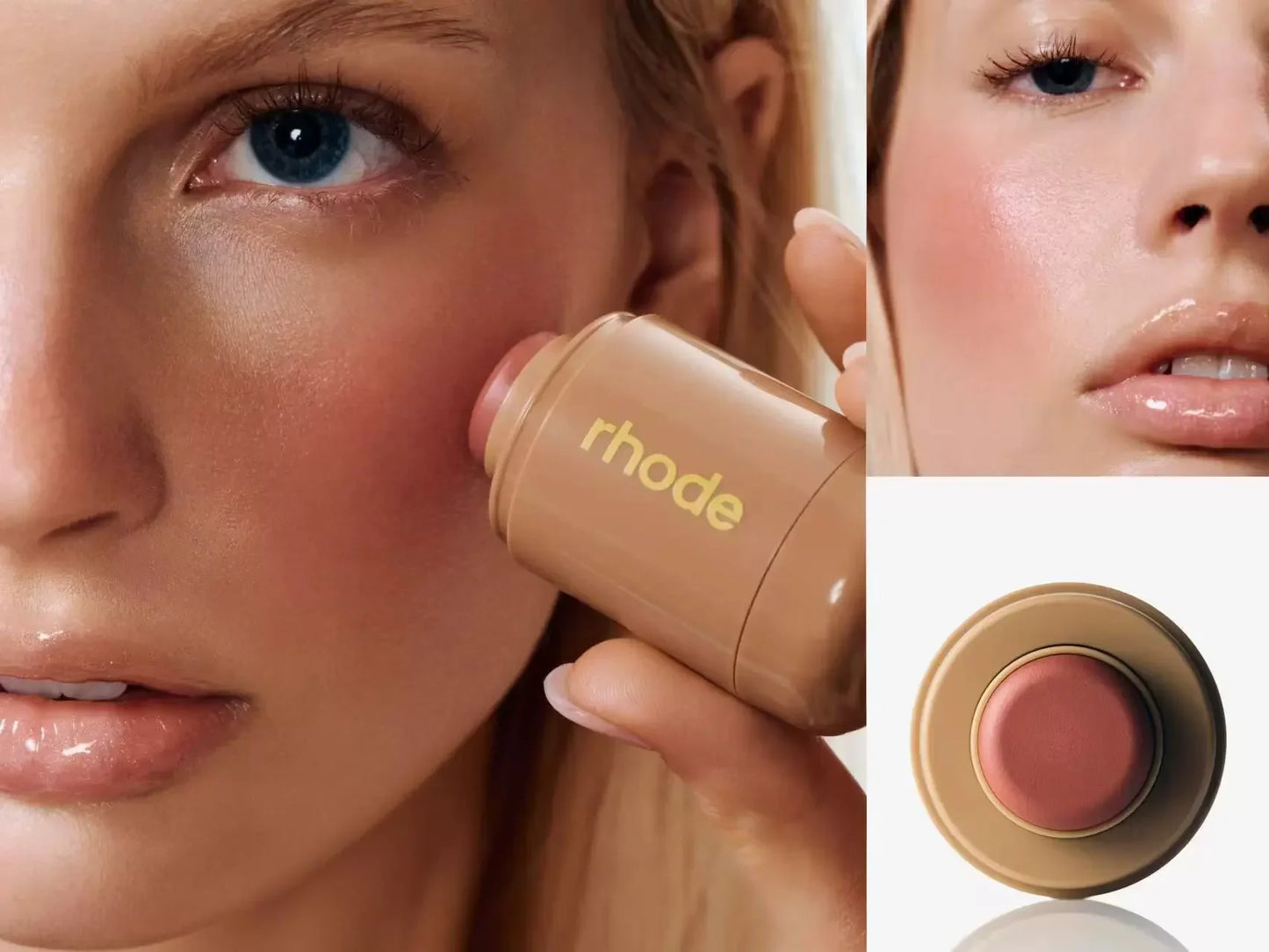 RHODE Cosmetics Peptide Lip Treatment New Lemontini Lip Glosses Blusher Skincare Products Face Cream Storage Bags Make Up Mirror