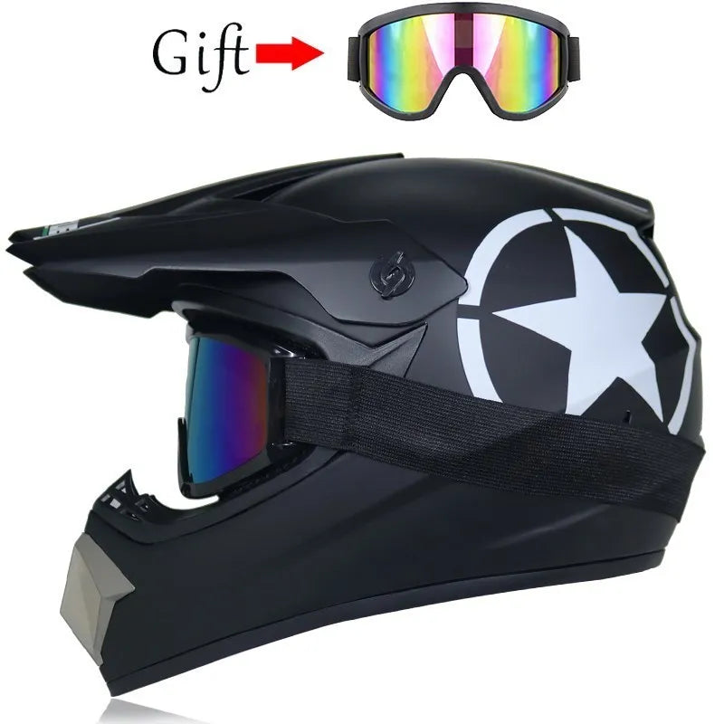 Motorcycle Full Face Helmets Motocross Off Road Racing Helmet Motorbike ATV Dirt Bike Racing Capacete Moto