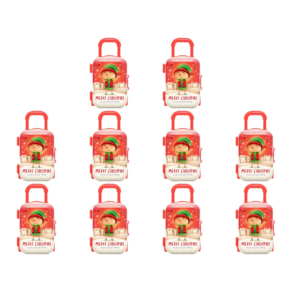 1/2/4/6pcs Christmas Socks Red Candy Boots Holiday Gift Bags Christmas Trees Santa Claus Boots for Fireplace