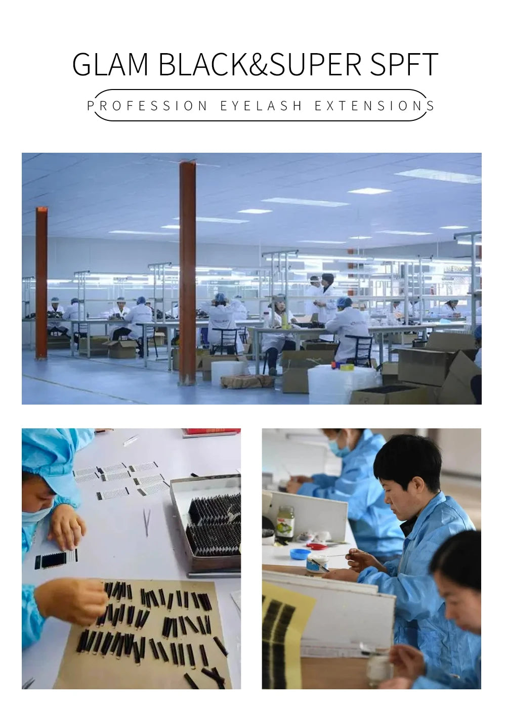 JoyCo Eyelash Extension Korean Pbt Individual Silk Eyelash 0.03-0.15 Premium Matte Black Volume Cosplay Makeup Classic Lashes