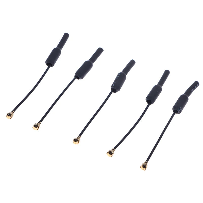 5pcs 3DB UFL IPEX Omni Directional Brass Soft FPV Antenna for RC FPV Quadcopter Racing Freestyle Drones DIY Parts