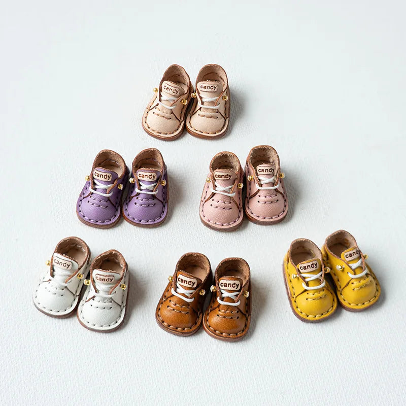 New Fashion Blyth Cute Leather Shoes Blyth Doll Mary Jane Casual Shoes 3* 1.8cm for Ob24 Ob22 Licca Azones Toy Doll Accessories