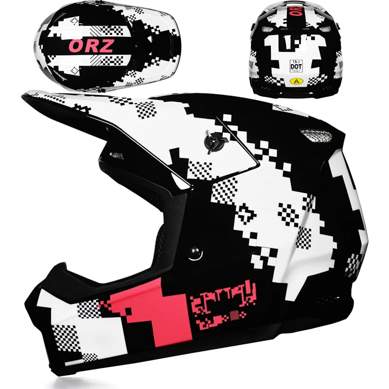 Motorcycle Helmet Professional Motocross Off Road Helm Children Off-road Casque Capacete De Motocicleta