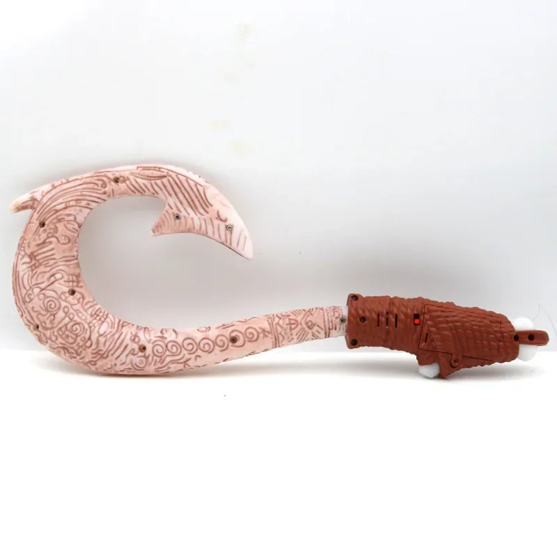 Moana Fish Hook Knife Cosplay Maui Children Cosplay Maui Fish Hook Knife Prop Cartoon Christmas Gift Toy Kid