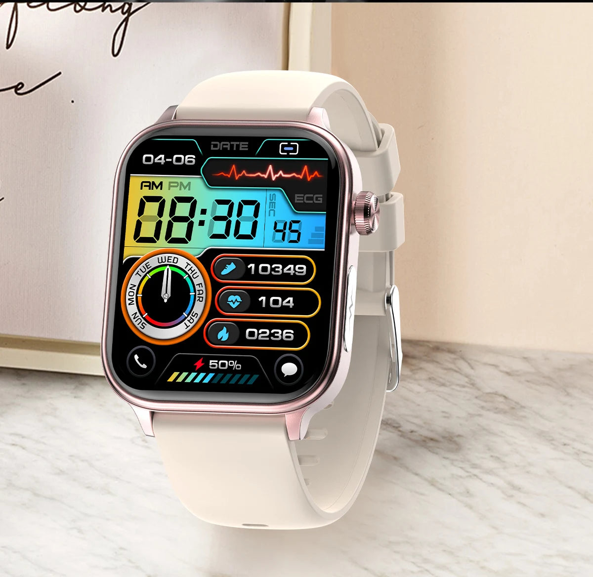 2025New ECG+PPG AI Health Diagnose Smart Watch Men Women Clock Blood Lipid BP Uric Acid Heart rate Tracker For Xiaomi Smartwatch