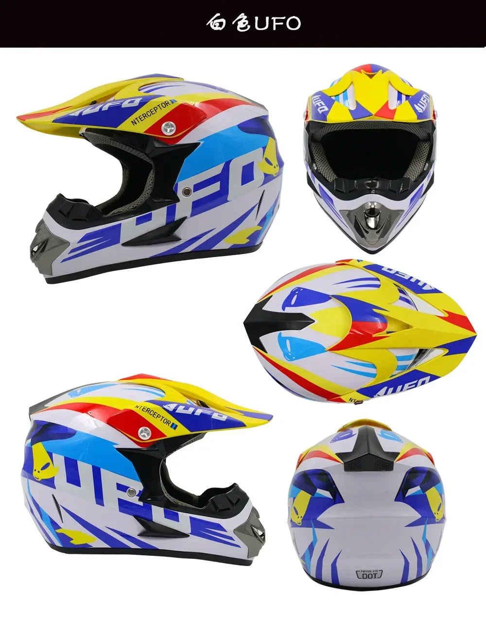 Motorcycle Downhill Helmet Motobiker Goggles Classic Bicycle MTB Racing Helmet Motocross Full Face Off-road Mountain Motocross