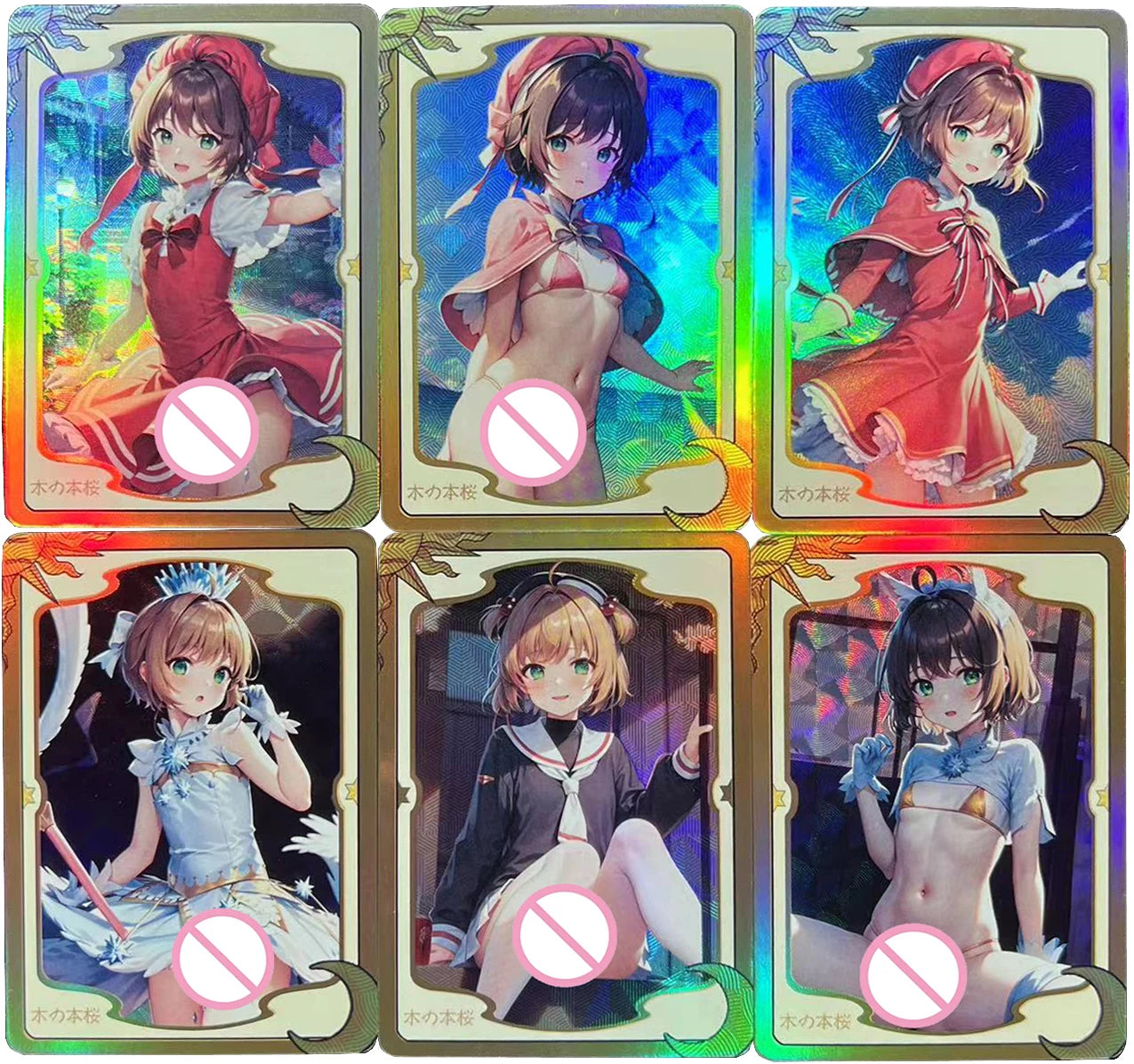 Anime Goddess Story DIY ACG Kamisato Ayaka Beelzebul Barbatos Sexy Boy Games Toys Collectible Cards Christmas Birthday Gifts