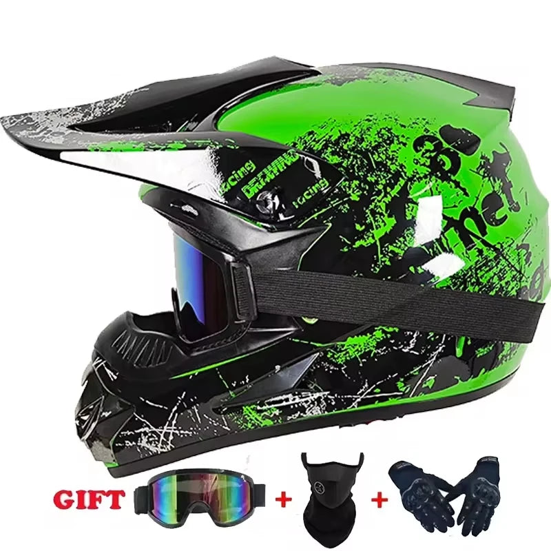 Motorcycle Helmet Youth Kids Child Full Helmet Children Helmets Motocross Casco Moto children Off-road Safety Protection DOT
