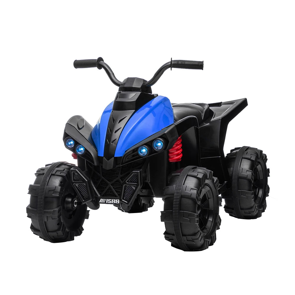 4 Wheeler for Kids, 12V Battery Powered Ride On ATV, Electric 4 Wheeler Quad ATV Car with MP3, USB, LED Headlight Ride On Toys f