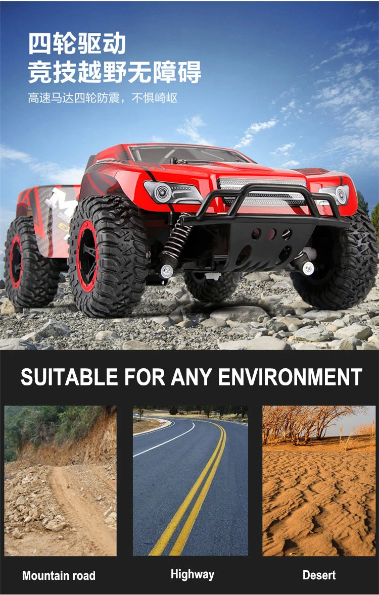 JTY Toys Bigfoot RC Truck 36km/h High-Speed Remote Control Climbing Car Off-Road Trucks Radio RC Crawler Cars For Kids Adults
