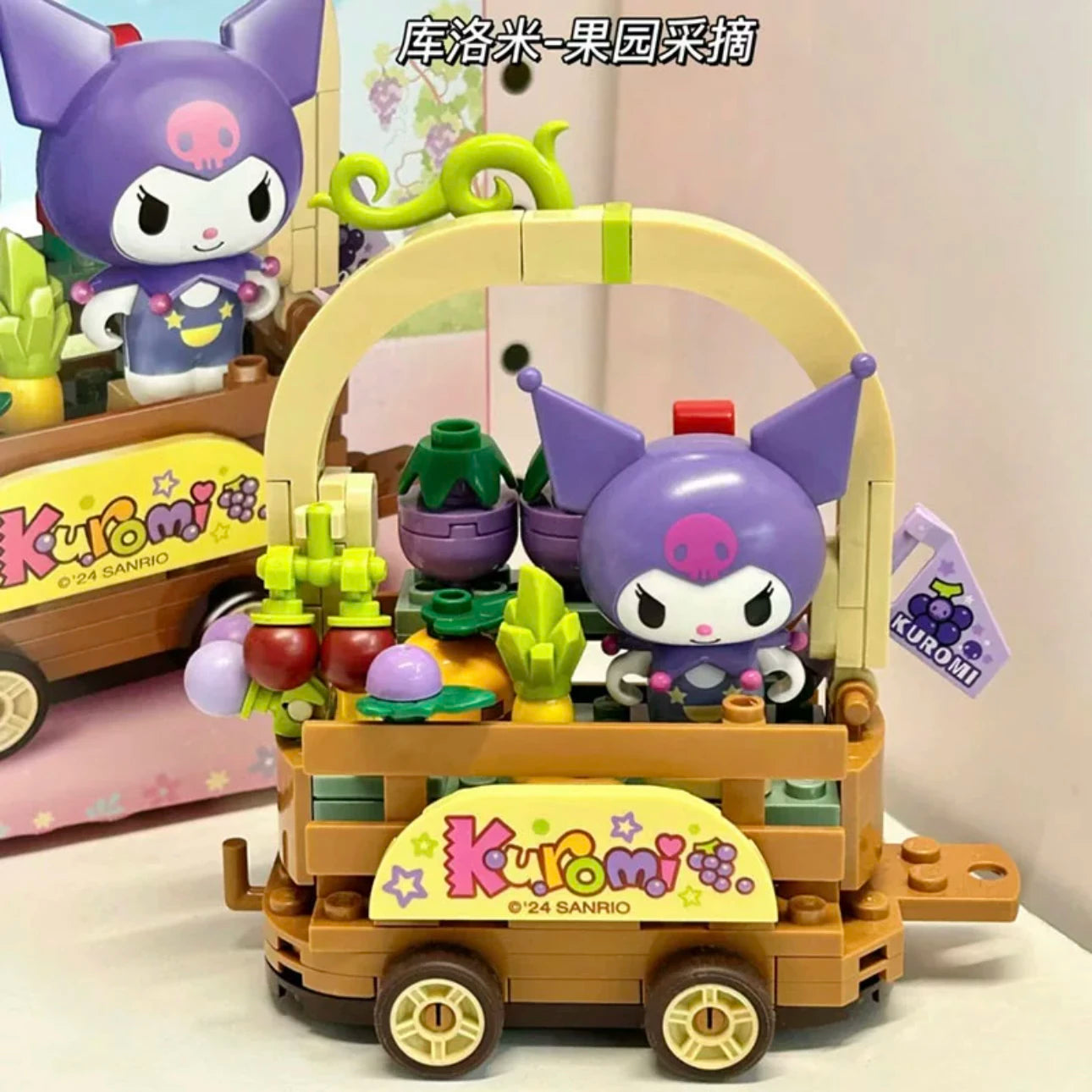 Sanrio Toy Building Blocks Hello Kitty Figurine Kuromi Melody Figure Toy Collection Dolls For Kids Christmas Gifts Toy