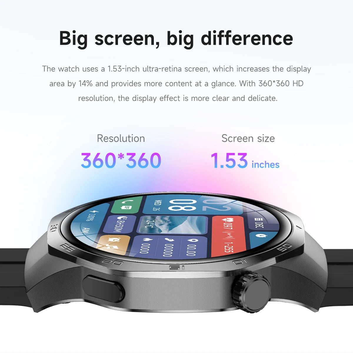 2025 New GT5 Pro GPS Track Compass Smart Watch Men 360*360 AMOLED Screen NFC BT Call Waterproof Health Monitor Man Smartwatches