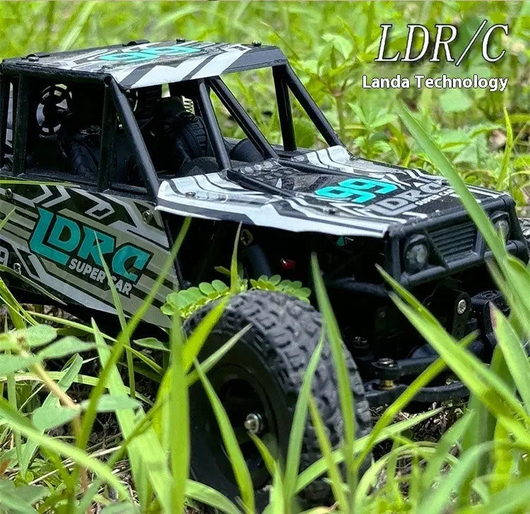 LDRC LD18499 1:18 4x4 4WD RC Car Remote Control Climbing Toy Vehicle Model for Boys Gift Off-Road Capable Scale Toy Car