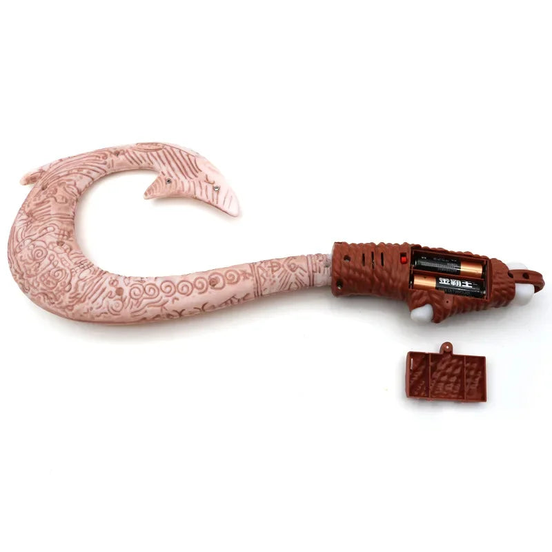 Moana Fish Hook Knife Cosplay Maui Children Cosplay Maui Fish Hook Knife Prop Cartoon Christmas Gift Toy Kid