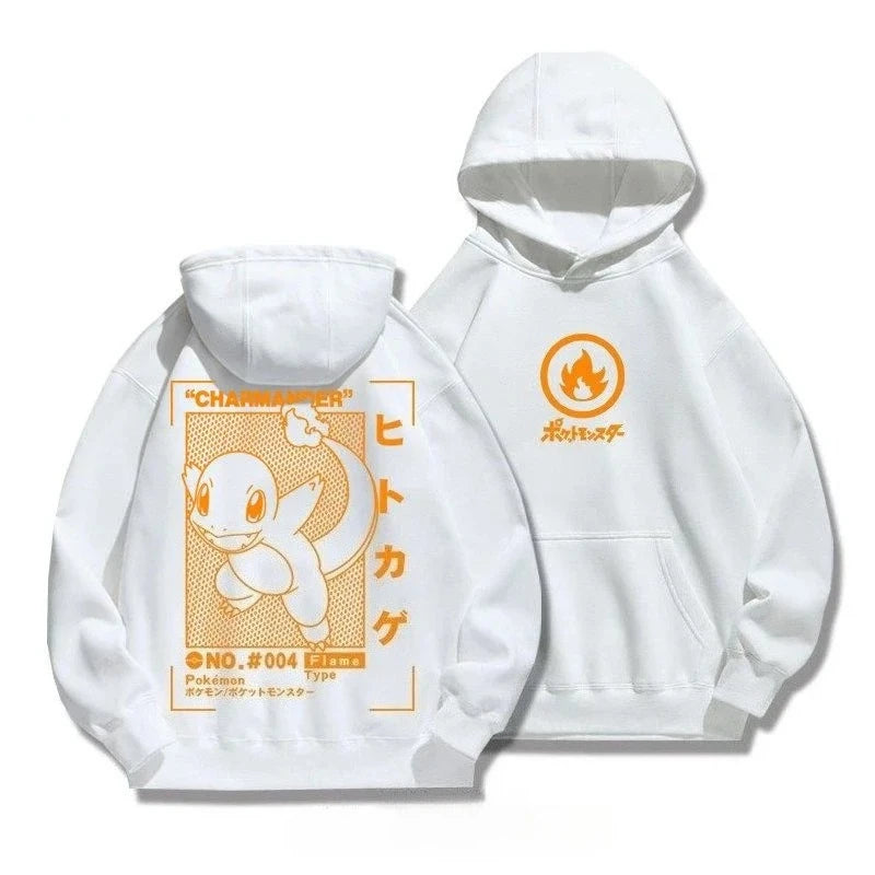 New Sportswear Gengar Anime Pikachu Snorlax Men's and Women's Autumn Winter Hoodies Student Sweaters Youth Cool Sports Jackets