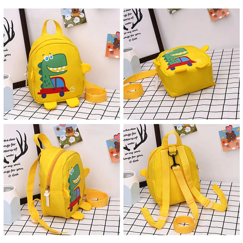 1 PCS Kids Cartoon Mini Dinosaur Backpack Anti Lost Bag Kindergarten School Bag Backpack