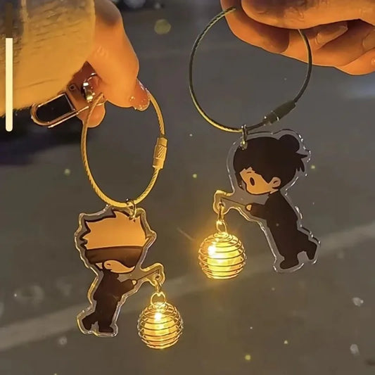 Jujutsu Kaisen Gojo Satoru Geto Suguru anime peripheral creative Q version acrylic lantern key chain hanging chain decoration