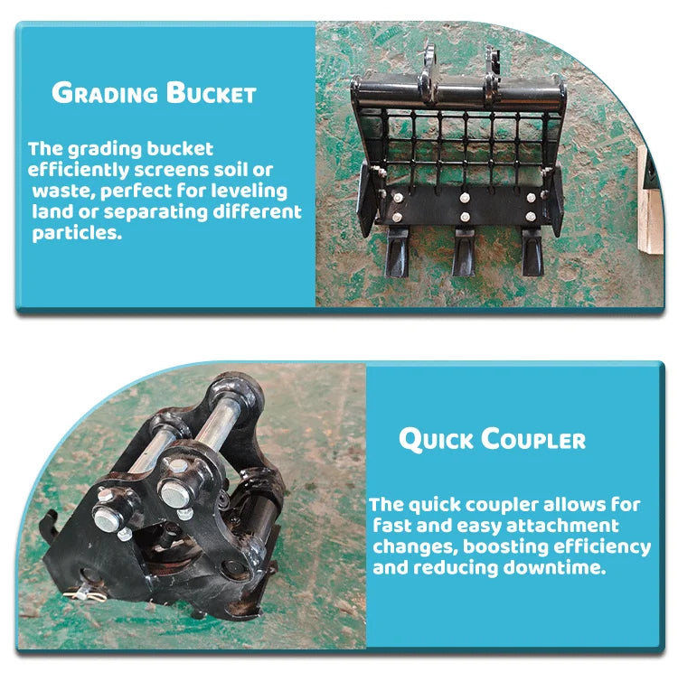 Mini Excavator 0.8 1 2 5 Ton Crawler Excavator CE EPA Euro V Kubota Engine Hydraulic Excavator Diesel Engine Compact digger