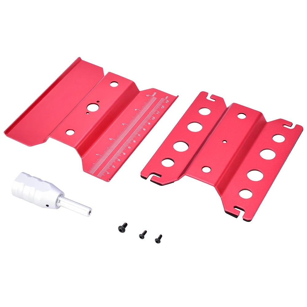 9IMOD RC Car Work Stand Metal Repair Workstation 360°Rotation Adjustable Height Magnetic Tray For 1:8 1:10 RC Model Car