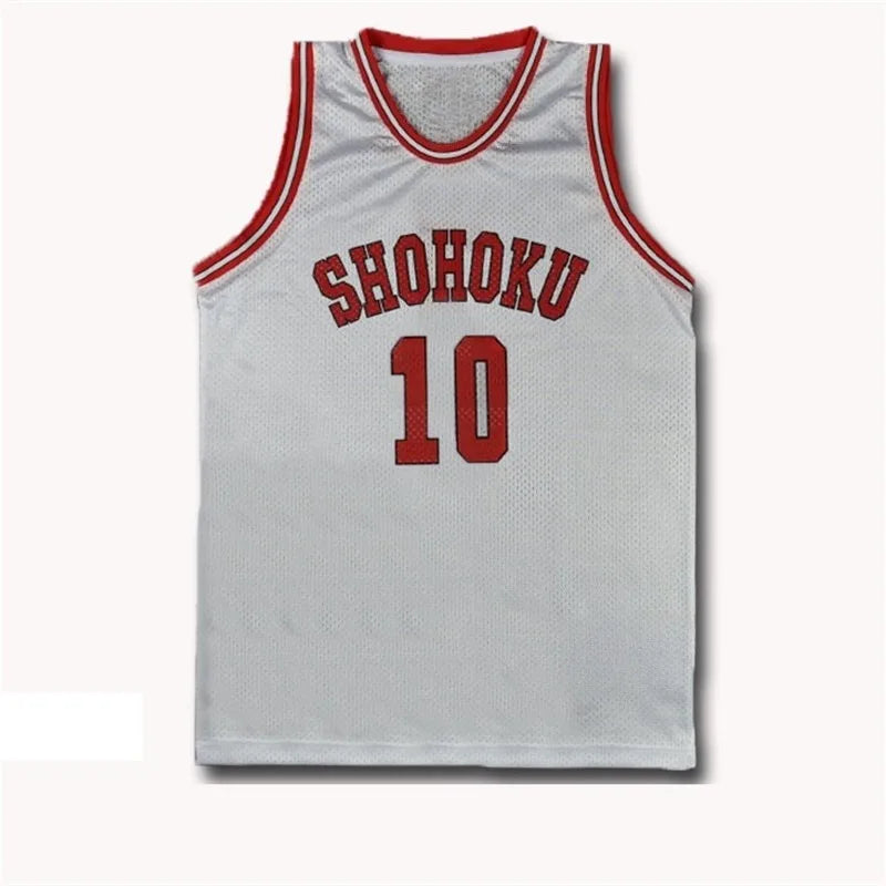Shohoku School Basketball Team Jersey Anime Sakuragi Hanamichi Rukawa Cosplay Slam Dunk Jersey QUICKY DRYING Sportswear Package