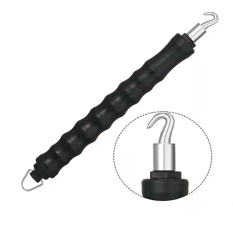 2023 New Semi-Automatic Rebar Tying Machine Wire Knoting Pliers Straight Pull Bar Binding Hook Construction Site Winding Tool