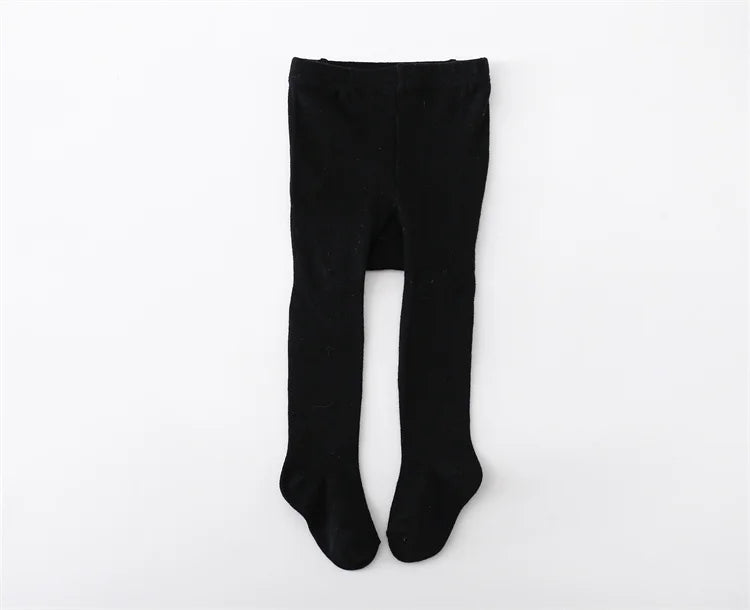Lawadka Infant Baby Girl Tights Knitted Stockings for Girls Cotton Newborn Tights For Girls Casual White Black Toddler Pantyhose