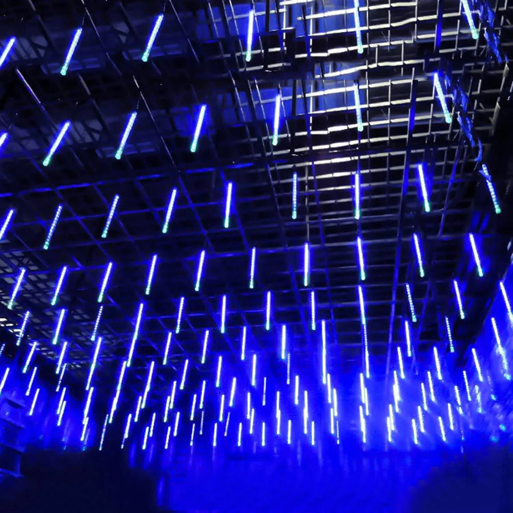 30/50cm 10Tubes Meteor Shower Rain Led Fairy String Lights Street Garlands Christmas Tree Decorations for Outdoor New Year Decor