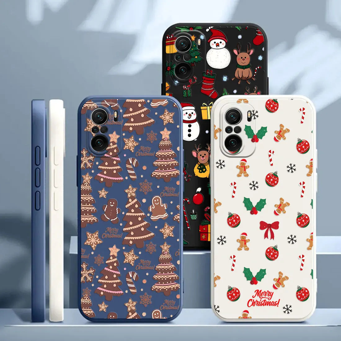 Merry Christmas Trees Bell Case For Xiaomi Poco X7 F7 M7 X4 X5 F6 M6 Pro 5G X3 Mi 11 10T 11T 12T 13T 14T 15T Pro 15 Phone Cover