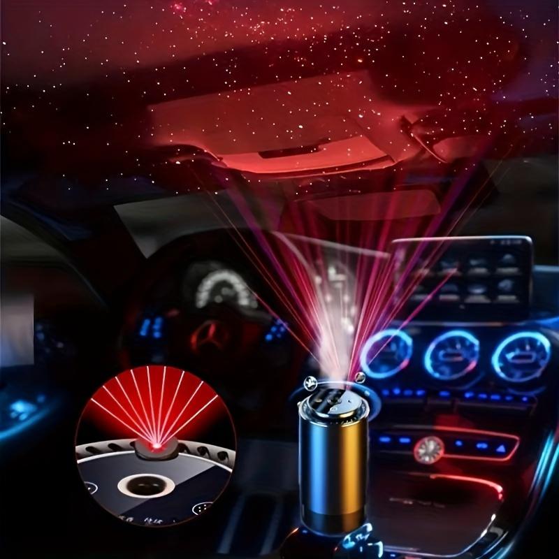 Smart Car Air Freshener with Star Projector & Essential Oil Diffuser - 50ml Long-Lasting Aroma Diffuser with Automatic On/Off